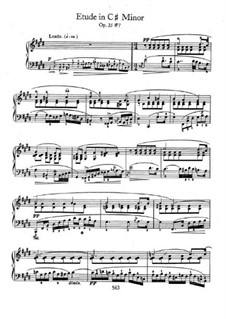 Nr.7 in cis-Moll: Für Klavier by Frédéric Chopin