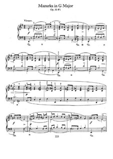 Mazurkas, Op.50: No.1 in G Major by Frédéric Chopin