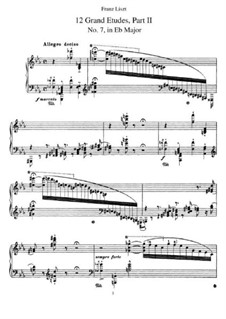 Études d'exécution transcendante, S.137: Nr.7-12 by Franz Liszt