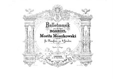 Boabdil, der letzte Maurenkönig, Op.49: Balletmusik, für Klavier, vierhändig by Moritz Moszkowski