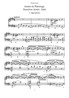 Zweites Jahr. Italien, S.161: Vollsammlung by Franz Liszt