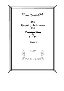 Harpsichord (or Piano) Sonatas, Op.1: Vollsammlung, CSPla10 by Giovanni Benedetto Platti