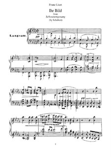 Nr.9 Ihr Bild: Für Klavier, S.560 No.8 by Franz Schubert