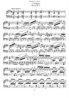Drei Capricen, Op.33: Caprice No.2 in E Major by Felix Mendelssohn-Bartholdy