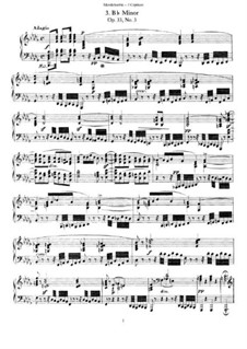 Drei Capricen, Op.33: Caprice No.3 in B Flat Minor by Felix Mendelssohn-Bartholdy