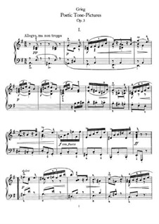 Poetische Tonbilder, Op.3: Vollsammlung by Edvard Grieg