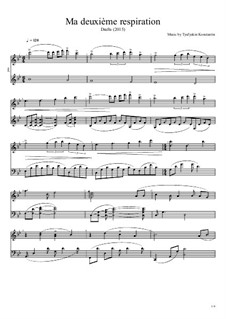 Ma deuxième respiration: Ma deuxième respiration by Konstantin Tyufyakin