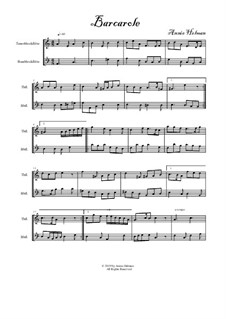 Barcarole for Recorder Duet: Barcarole for Recorder Duet by Annie Helman