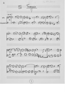 Kantate Nr.7 'Sonnwenden': Nr.13 Threnodie – Bratschen- und Cellostimme by Ernst Levy