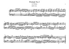 Fünf Präludien, BWV 939-943: Prelude No.3 by Johann Sebastian Bach