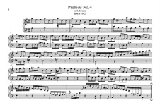 Prelude No.4, BWV 942: Für Klavier by Johann Sebastian Bach