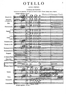 Otello: Vollpartitur by Giuseppe Verdi