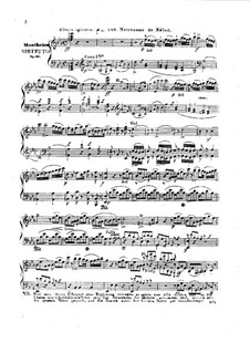Grosses Sextett in Es-Dur, Op.35: Partitur für zwei Klaviere, vierhänding – Klavierstimme I by Ignaz Moscheles