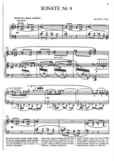 Sonate für Klavier Nr.9 'Schwarze Messe', Op.68: Für einen Interpreten by Alexander Skrjabin