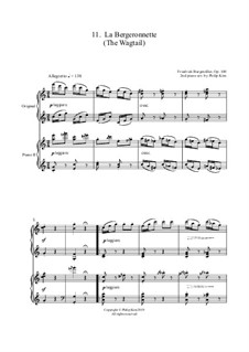 Nr.11 Die Schäferin: Für zwei Klaviere by Johann Friedrich Burgmüller