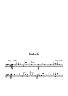 Gagliarda: Gagliarda by Vincenzo Galilei