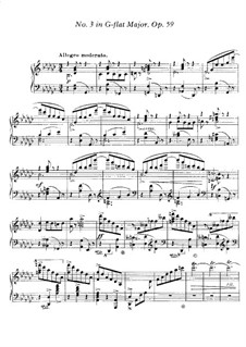 Waltzer-Caprice Nr.3 in Ges-Dur, Op.59: Für Klavier by Gabriel Fauré