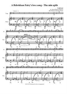 Hebridean Fairy's Love lilt (Tha Min Sgith): Für Flöte und Piano by folklore
