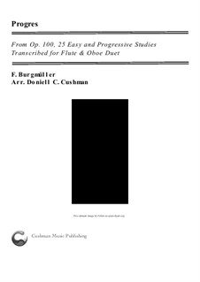 Nr.6 Fortschritt: For flute and oboe by Johann Friedrich Burgmüller
