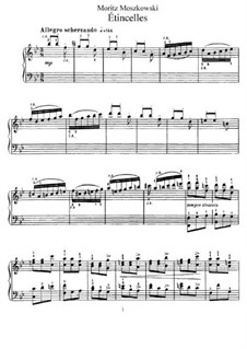 Acht Charakterstücke, Op.36: No.6 Étincelles by Moritz Moszkowski