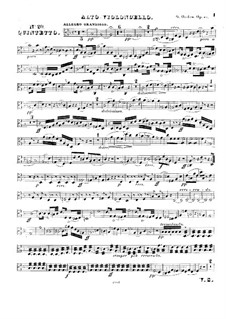 Streichquintett Nr.20 in d-Moll, Op.45: Bratsche II (oder Cello I) Stimme by Georges Onslow