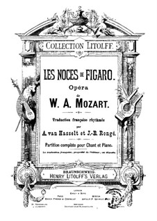 Vollständige Oper: Für Solisten, Chor und Klavier by Wolfgang Amadeus Mozart