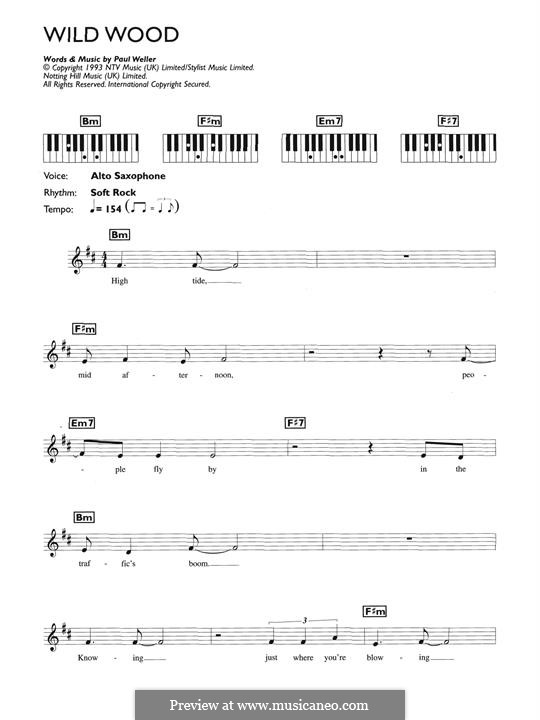 Wild Wood: Melodische Linie by Paul Weller