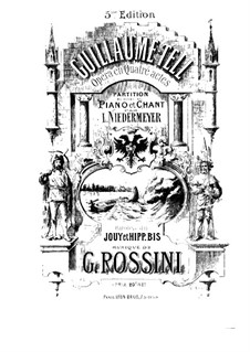 Vollständige Oper: Für Stimmen und Klavier by Gioacchino Rossini