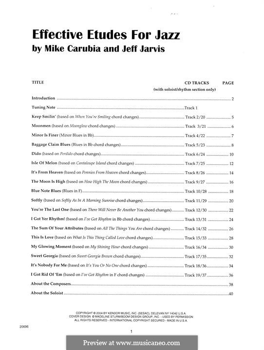 20 Jazz Etudes Per Violoncello - Steps To Improvisation - Spartiti Musicali - Foto 3