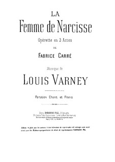 La Femme de Narcisse: La Femme de Narcisse by Louis Varney