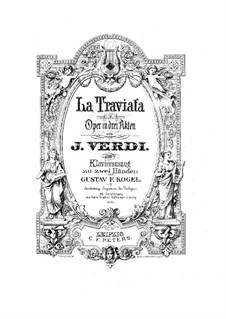 Vollständiger Satz: Bearbeitung für Klavier by Giuseppe Verdi