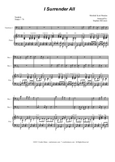 Alles will ich Jesus weihen: Trombone duet by Winfield Scott Weeden