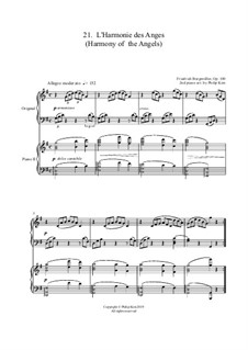 No.21 L'Harmonie des Anges: Für zwei Klaviere by Johann Friedrich Burgmüller