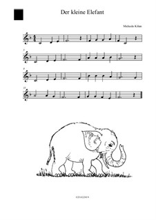 Easy Trumpet 01 (in C): Easy Trumpet 01 (in C) by Michaela Kilian