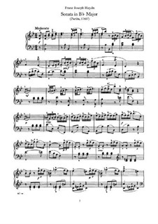 Sonate für Klavier Nr.11 in B-Dur, Hob.XVI/2: Für einen Interpreten by Joseph Haydn