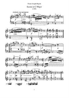 Sonate für Klavier Nr.48 in C-Dur, Hob.XVI/35: Für einen Interpreten by Joseph Haydn