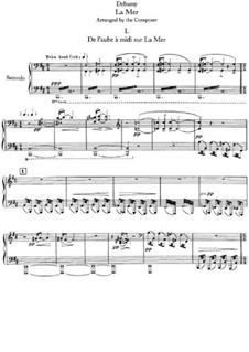 Das Meer , L.109: Für Klavier, vierhändig by Claude Debussy