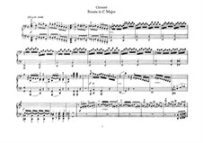 Sonata in C Major: Für Klavier, vierhändig by Muzio Clementi