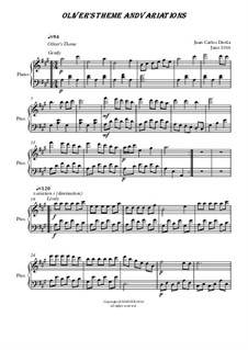 Oliver's Theme and Variations: Oliver's Theme and Variations by Juan Davila