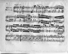 Grosses Septett in Es-Dur, Op.25: Klavierstimme by Ferdinand Ries