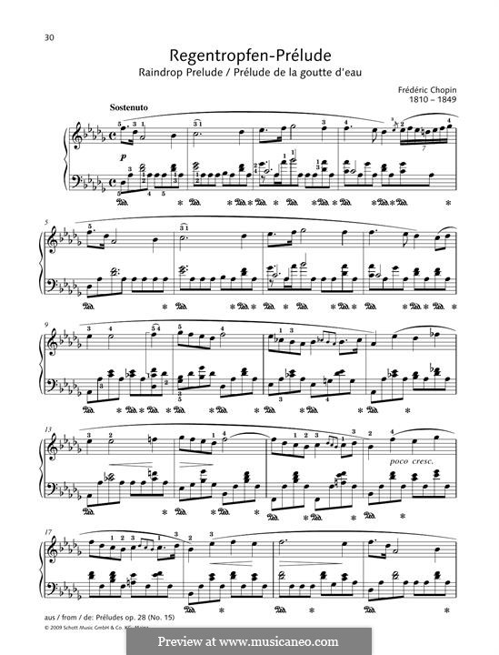 Nr.15 in Des-Dur: Für Klavier by Frédéric Chopin