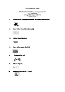 Orff Around the World (Folk Songs for Orff Ensemble): Orff Around the World (Folk Songs for Orff Ensemble) by folklore