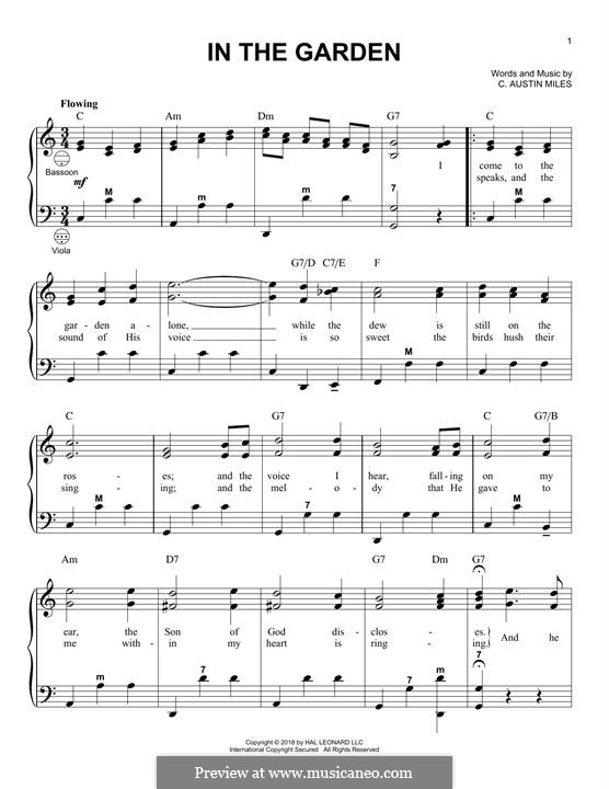 In the Garden: Für Akkordeon by Charles Austin Miles