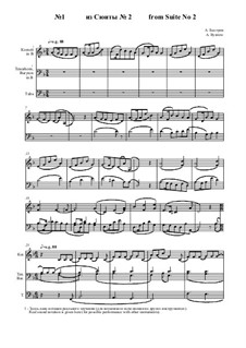 Suite Nr.2: Teil I (Notation der realen Tönen) by Alexander Bystrov