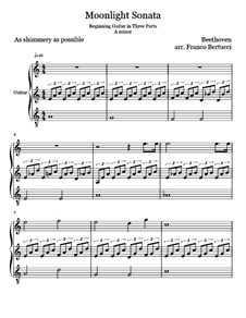 Alle Teile: Für Gitarre by Ludwig van Beethoven