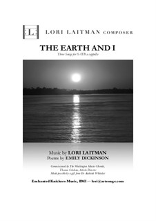 The Earth and I: Vocal score (priced for 10 copies) by Lori Laitman