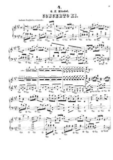 Concerto Grosso Nr.11, 12, HWV 329, 330: Concerto Grosso Nr.11, 12 by Georg Friedrich Händel