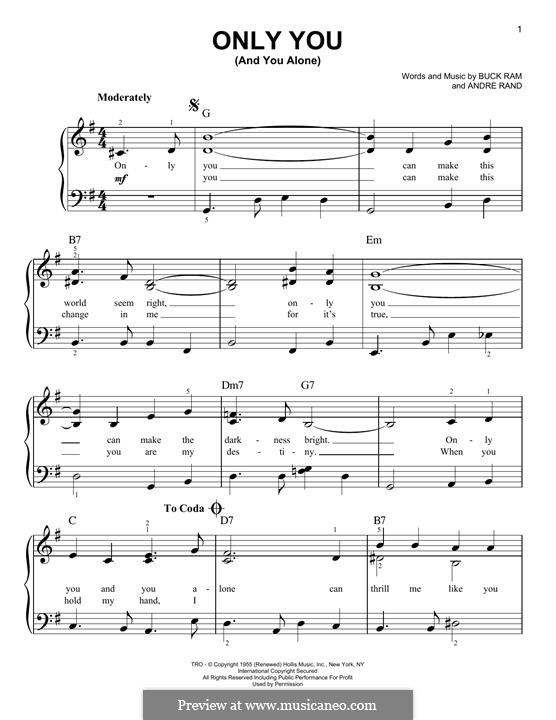 Песня он ли ю. Only you the Platters Ноты для фортепиано. Only you Ноты. Savage only you Ноты для фортепиано. Only you Savage Ноты.