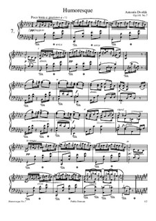 Nr.7 in Ges-Dur: Für Klavier by Antonín Dvořák