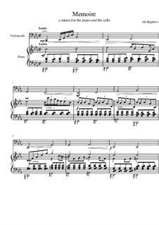 Erinnerung, Op.67 No.1: Erinnerung by Ali Baghirov